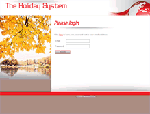 Tablet Screenshot of holidays.synarbor.com